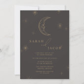Invitation Star and Moon Celestial Wedding (Devant)