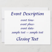 Invitation Star Bar Menorah (Dos)