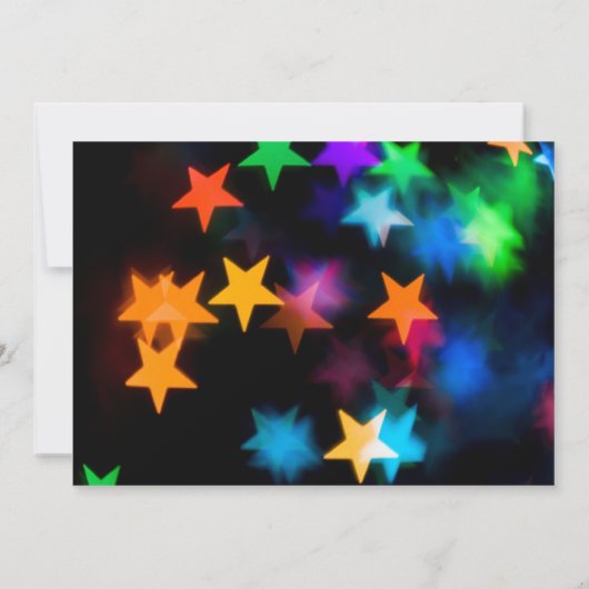 Invitation Star Bokeh Graduation (Dos)