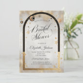 Invitation Star de l'or céleste Sun Moon Galaxy Fête des mari (Debout devant)