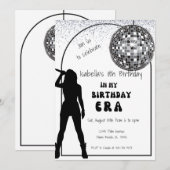 Invitation Star De Musique Dans Son Anniversaire Anniversaire (Devant / Derrière)