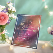 Invitation Star de nuit Mariage moderne Sky Galaxy Constellat