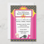 Invitation Star du cinéma ! (Devant)