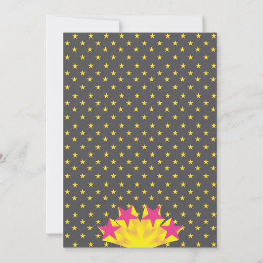 Invitation Star du cinéma ! (Dos)