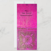 Invitation STAR DU MATIN, violet rose antique (Dos)