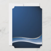 Invitation Star et Blue Wave Bar Mitzvah (Dos)