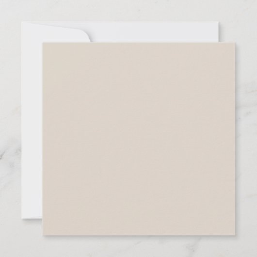 Invitation Starburst Or et Blanc Lin (Dos)