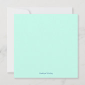 Invitation Starfish Couple Beach - Repas de Mariage (Dos)