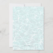 Invitation Starfish Couples Plage de douche à thème (Dos)