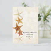 Invitation Starfish Nautilus Scallop Sea Shell Motif moderne (Debout devant)
