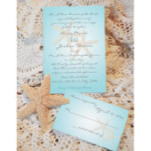 Invitation Starfish Ocean Dream Mariage