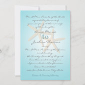 Invitation Starfish Ocean Dream Mariage (Devant)