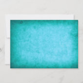 Invitation Starfish plage turquoise douche couple mariage (Dos)