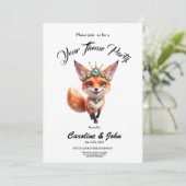 Invitation Starlit Fox of the Moonlit Meadows.  (Debout devant)