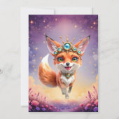 Invitation Starlit Fox of the Moonlit Meadows.  (Dos)