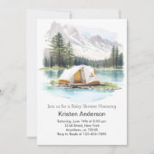 Invitation Starry Forest Adventure Await Baby shower (Devant)