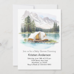 Invitation Starry Forest Adventure Await Baby shower