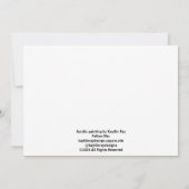 Invitation Starry Night I Vincent Van Gogh Flat Card (Dos)