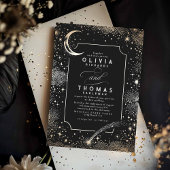 Invitation Starry Night Moon Tir Star Celestial Mariage