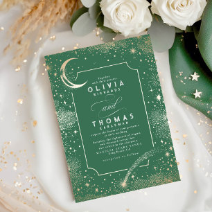 Invitation Starry Night Moon Tir Star Celestial Mariage