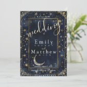 Invitation Starry Night Romance Mariage (Debout devant)