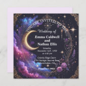 Invitation Starry Night Wedding (Devant / Derrière)