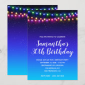 Invitation Starry Ombre Street Lights 30e anniversaire (Devant / Derrière)