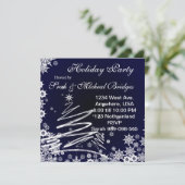 Invitation Starry Snowy Night (Debout devant)