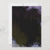 Invitation Starry Soir Forêt Mariage Couples Douche (Dos)