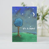 Invitation Starry Starry Night C'est un bébé ! Art original (Debout devant)