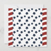 Invitation Stars 4 juillet BBQ Party (Dos)
