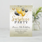 Invitation Stars & Ballons Décoration Surprise Anniversaire (Debout devant)