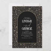 Invitation Stars de nuit romantiques célestes Mariage Photo (Dos)
