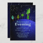 Invitation Stars Disent...Starry Soir de retraite (Devant / Derrière)