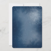 Invitation Stars Planètes Galaxy Blue Quinceañera (Dos)