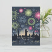 Invitation Stars, Sparks & 250 Years New York Celebration (Debout devant)