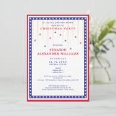 Invitation Stars & Stripes American Flag Holiday Fundraiser (Debout devant)