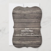 Invitation Stars & Stripes Rustic Wood Retirement Party (Dos)