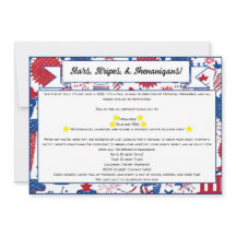 Invitation Stars, Stripes, & Shenanigans