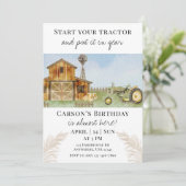 Invitation Start Your Tractor  (Debout devant)