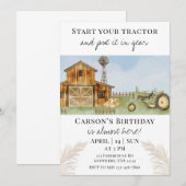 Invitation Start Your Tractor  (Devant / Derrière)