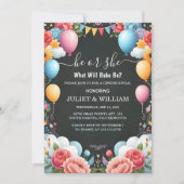 Invitation Stash Fun Cloud Famille En Espagnol Genre Reveille (Devant)