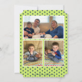 Invitation Stat nouveau-née élégante simple de garçon de (Dos)