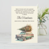 Invitation Station de Noël Wagon (Debout devant)