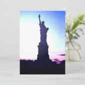 Invitation Statue de la Liberté (Debout devant)