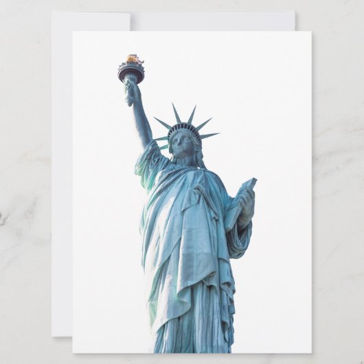 Invitation Statue de la liberté (Devant)