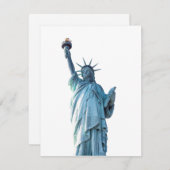 Invitation Statue de la liberté (Devant / Derrière)