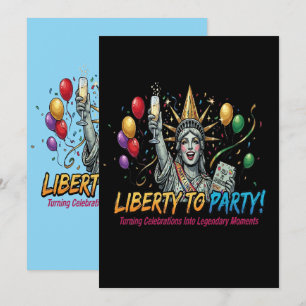 Invitation Statue de la Liberté Fête de la Statue de la Liber