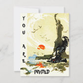 INVITATION STATUE DE PERSONNALISER DE L'INVITATION EZ2 DE (Devant)