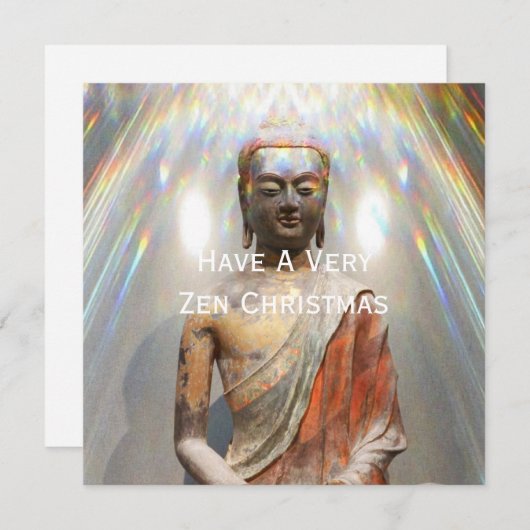 Invitation Statue de Siddhartha Gautama (Devant / Derrière)